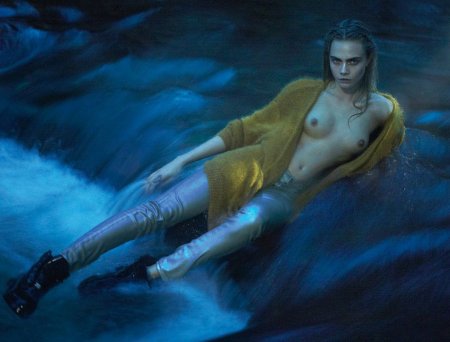 Cara Delevingne Carnaval Row Nude