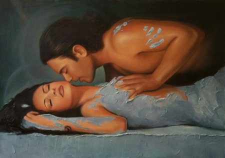 Love in modern painting