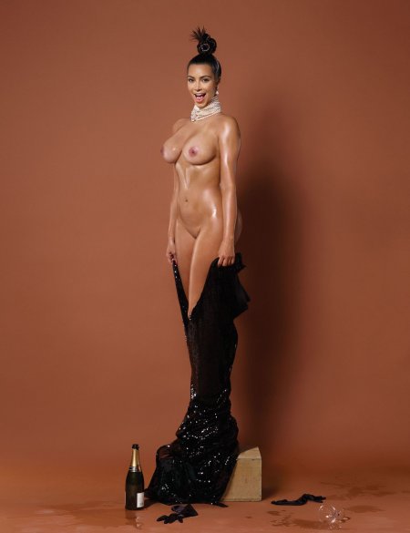 Kim Kardashian photo shoot Paper
