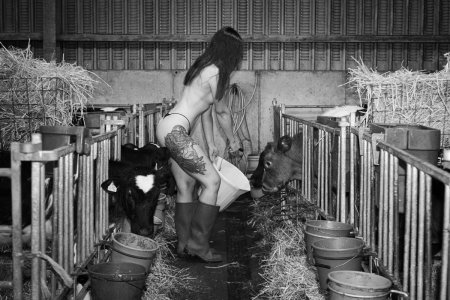 Scottish farmer naked