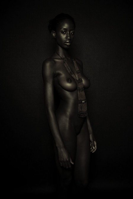 Very black girls nude