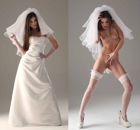 Erotic wedding dress