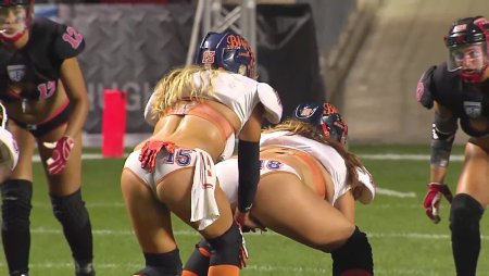 American football women naked
