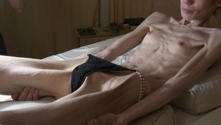 Beautiful naked anorexics
