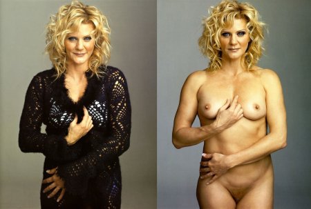 Pornstars in clothes and without