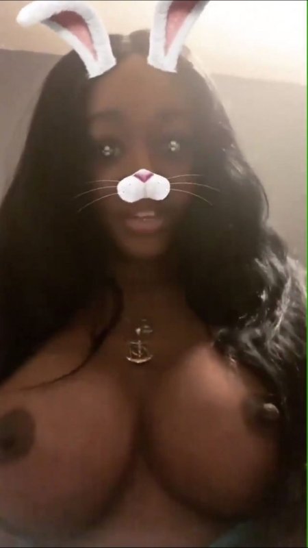 Showed breasts in a snap