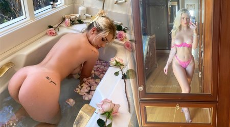 Lotti Rose Naked breasts in nature