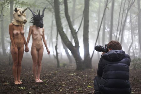 Erotic photo shoots in masks