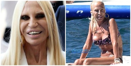 Donatella Versace in his youth