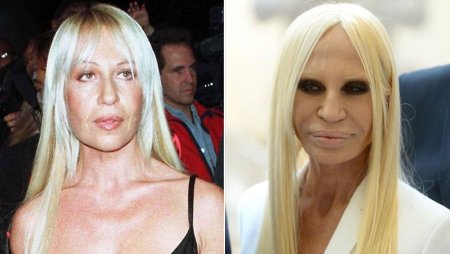 Paul Bek and Donatella Versace