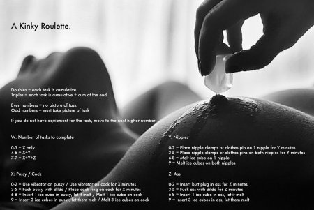 Erotic massage black white