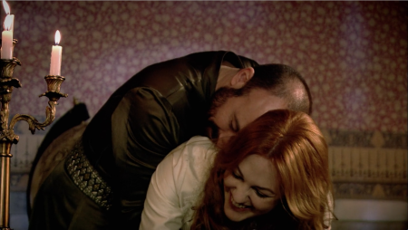 Hurrerem Sultan and Sultan Suleiman hug