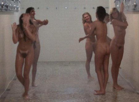 Naked guy in a female shower