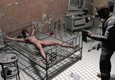 Electrical interrogation of girls BDSM