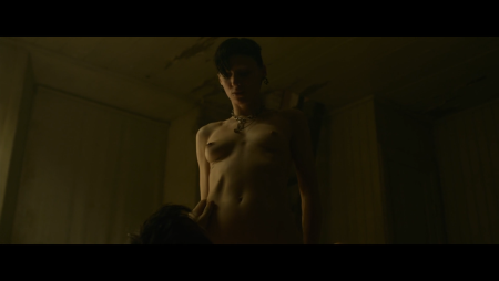 Girl with Dragon Nude Tattoo