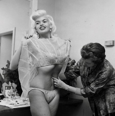 Jane Mansfield without panties