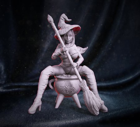 Witch 3D model
