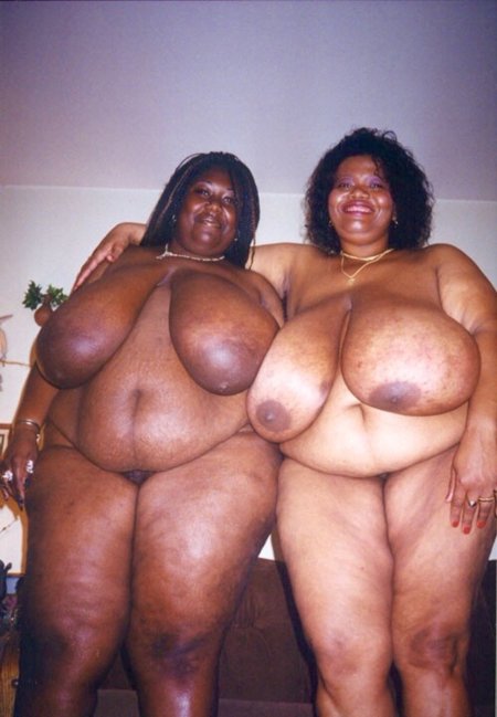 Huge black boobs bbw
