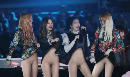 Голые участницы Блэк Пинк