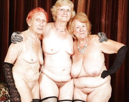 Older women undress