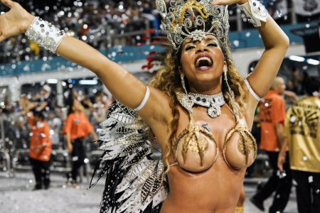 Naked Brazilians on the Carnival
