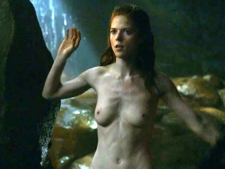 Rose Leslie in underwear
