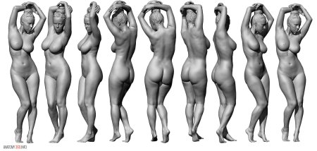 Several naked women