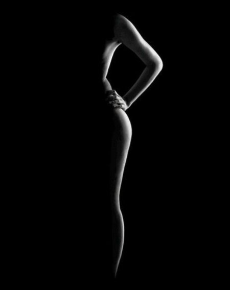 Beautiful bends of the female body