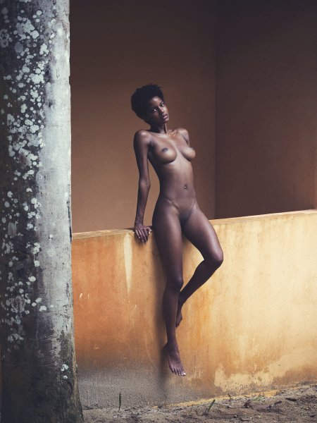 Very black girls nude