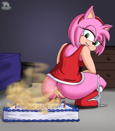 Naked pregnant Amy Rose