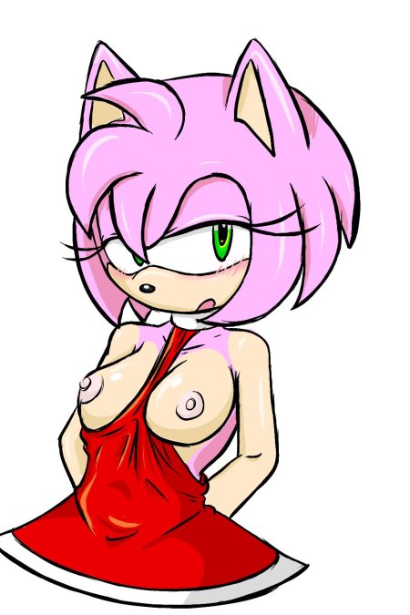 Amy Rose from Sonic Tits