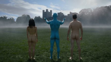 Dr. Manhattan Naked