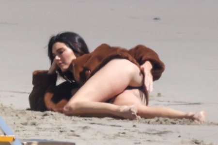 Kendall Jenner Naked on the beach