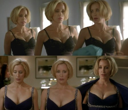 Felicity Huffman in his youth