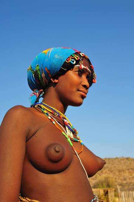 Tits of African women