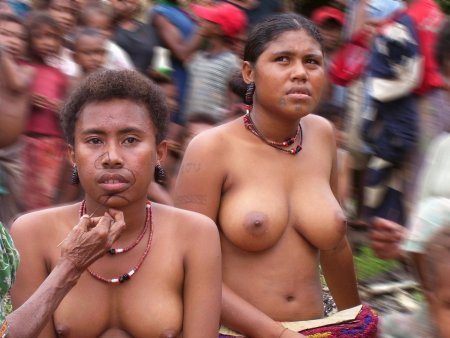Naked women from the tribe