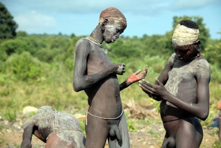 Genitals of African tribes