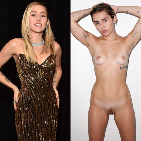 Miley Cyrus is naked