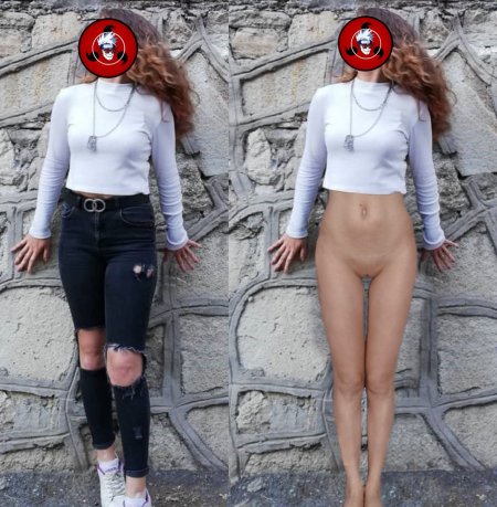 The dipfaces are naked