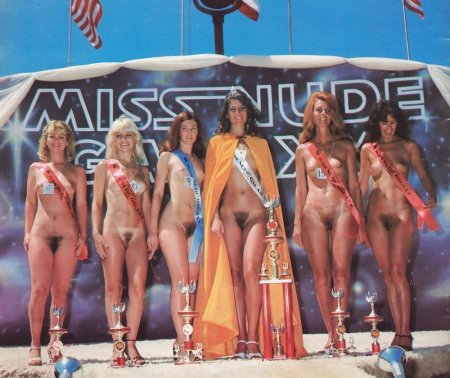 Beauty contest of naked women