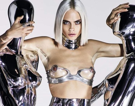 Cara Delevingne is stripping