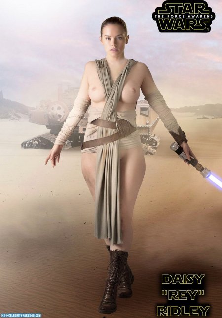 Naked Daisy Ridley Star warriors