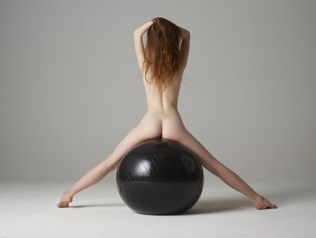 Emily Bloom Naked. On the ball