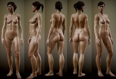 Unusual naked women