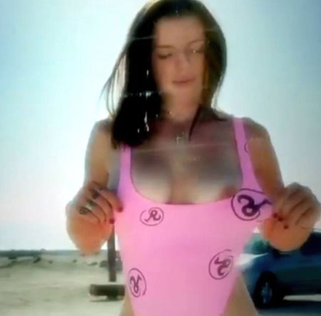 Julia Fox in a swimsuit