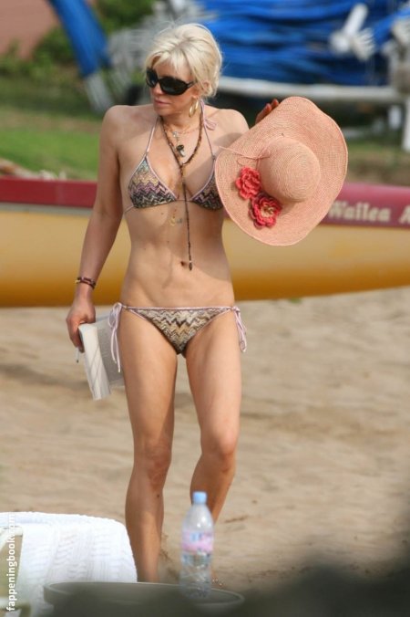 Courtney Love in a swimsuit