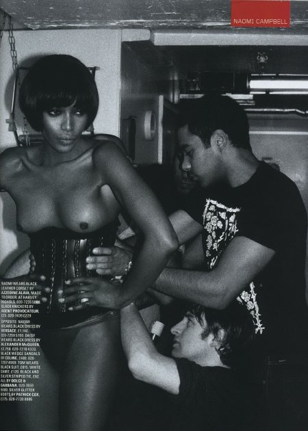 Madonna and Naomi Campbell Nude