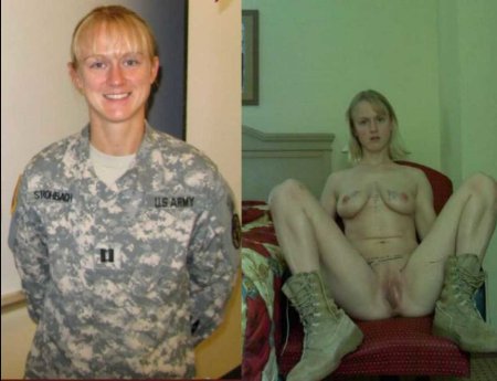 Naked girls in the American army