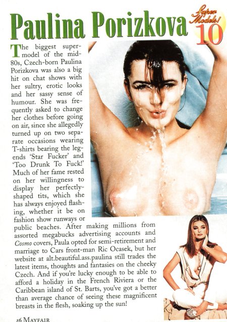 Paulina Porizkova is naked now