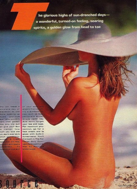 Paulina Porizkova in his youth naked